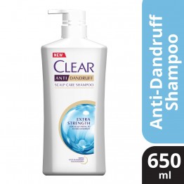 Clear Shampoo Extra Strength Shampoo 650ml